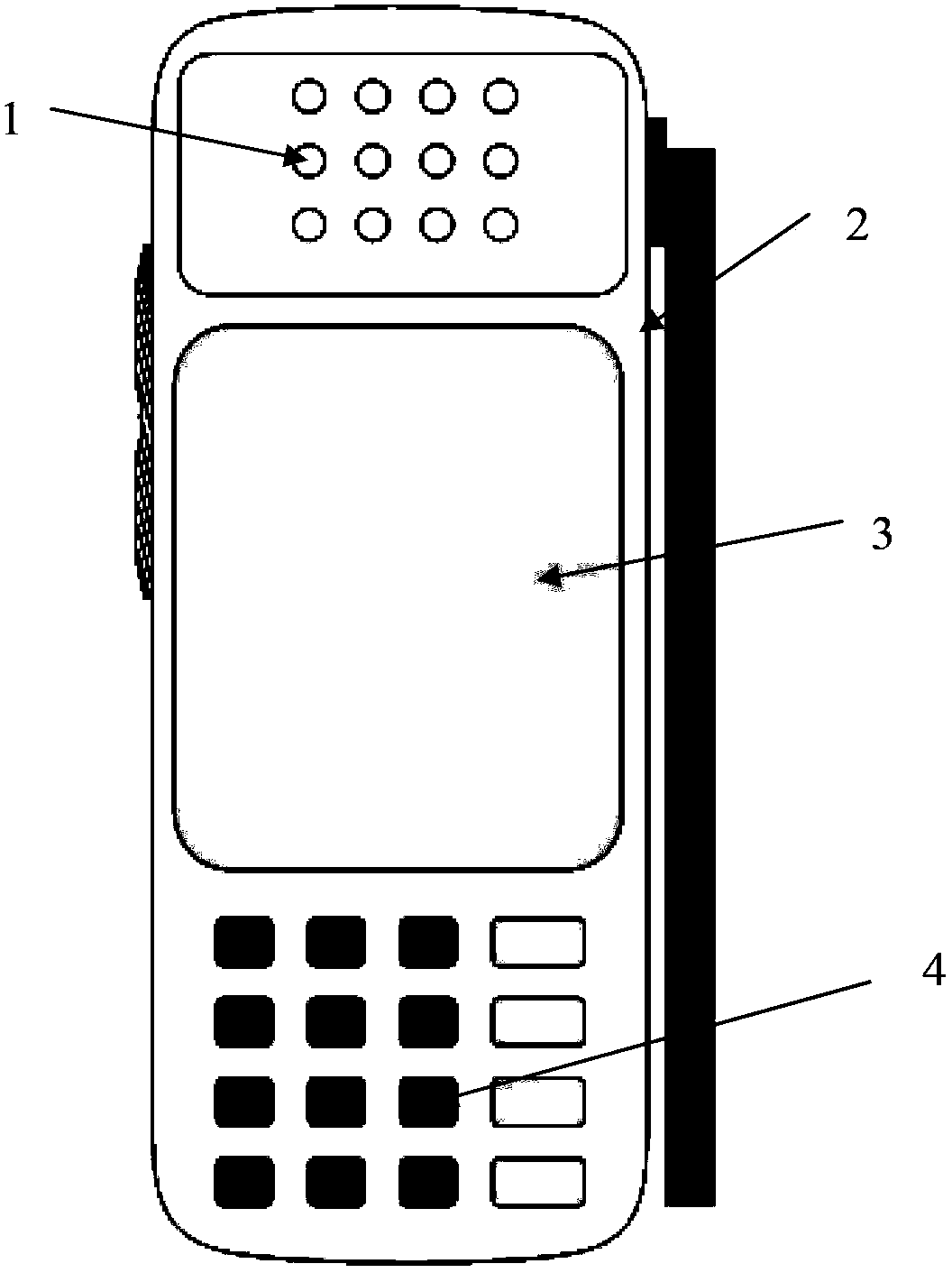 China regional satellite communication navigation talkback handheld terminal