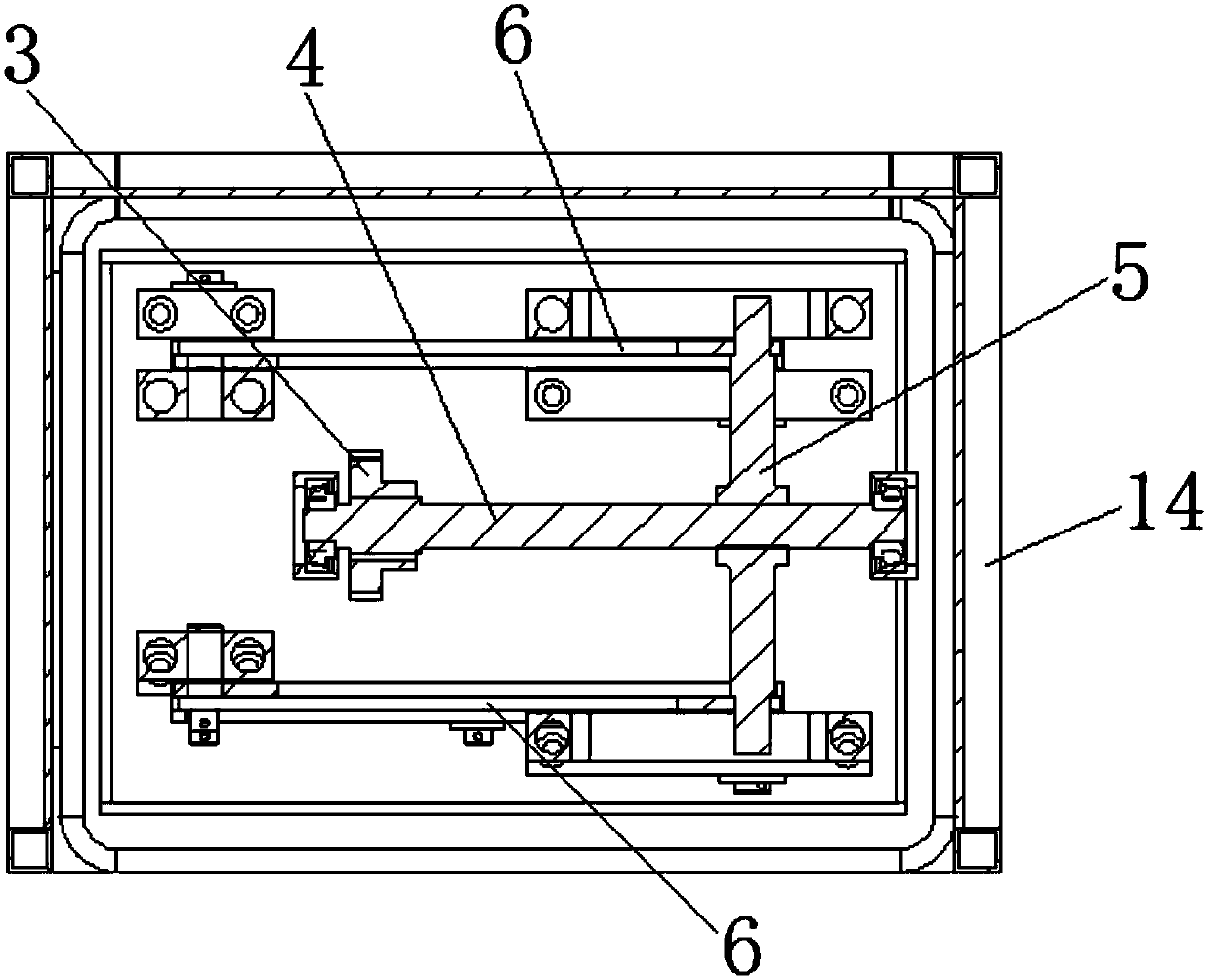 Automatic compressing mechanism of crushing compressor