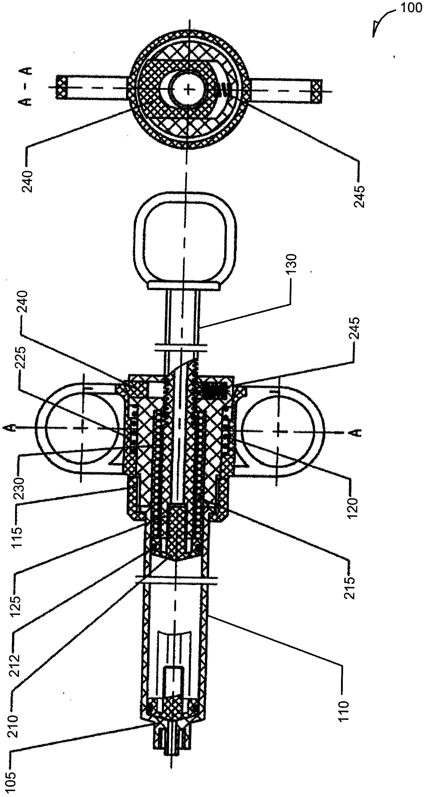 Locking syringe with integrated bias member