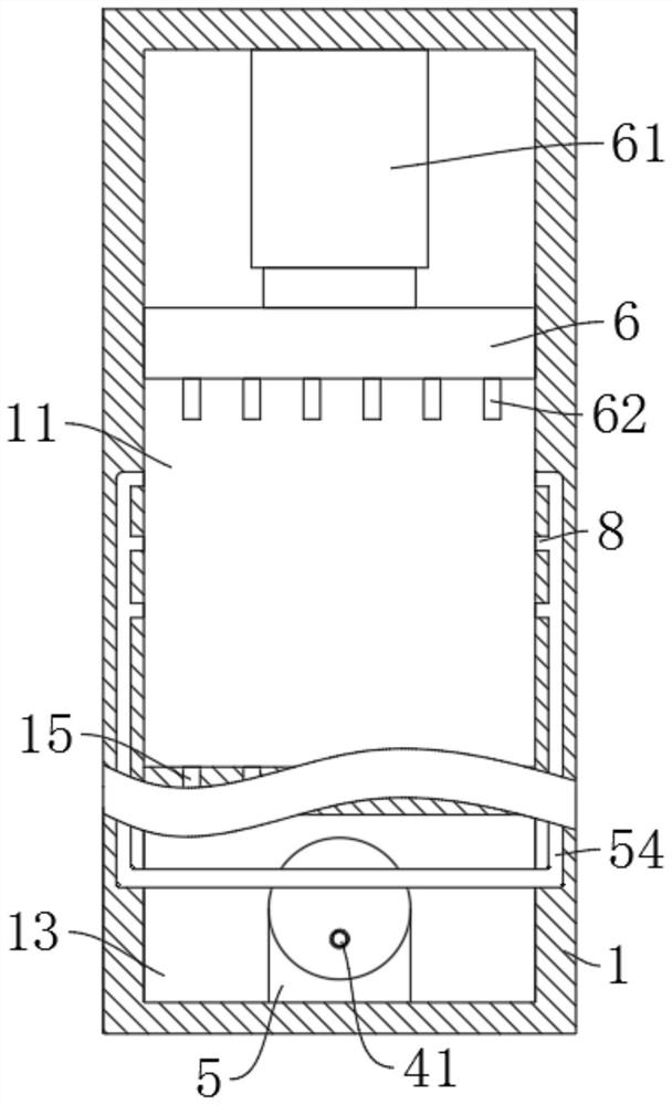 Domestic garbage compression treatment equipment