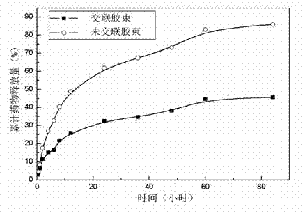 Preparation method of enzymatic cross-linking medicine carrying nano micelle