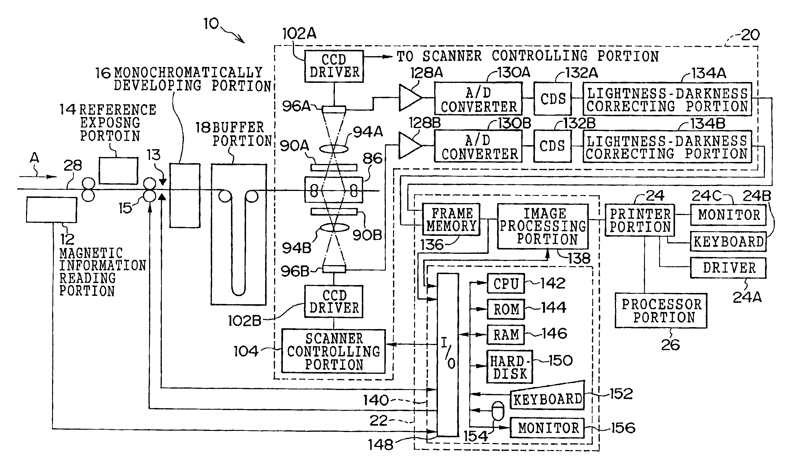 Image reading apparatus, image recording medium and image forming apparatus