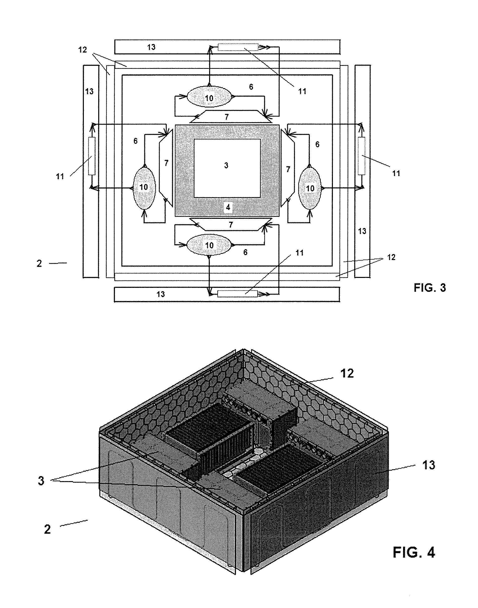Spacecraft modular thermal platform with temperature responsive bypass