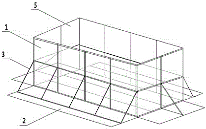 Assembled multifunctional model experiment tank