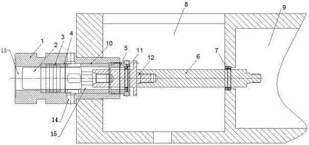 Water induction preventing structure and water induction preventing method for crankshaft cavity of high pressure reciprocating pump