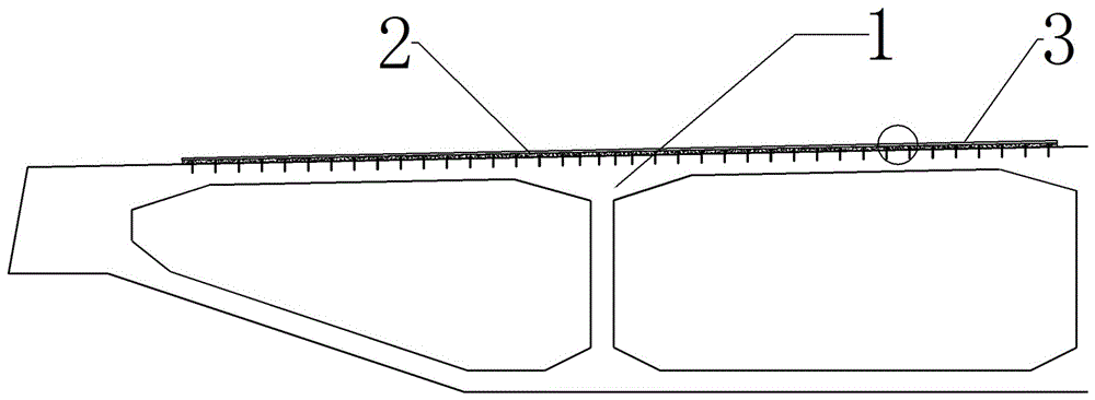 Concrete beam-STC combination bridge-face structure and construction method thereof