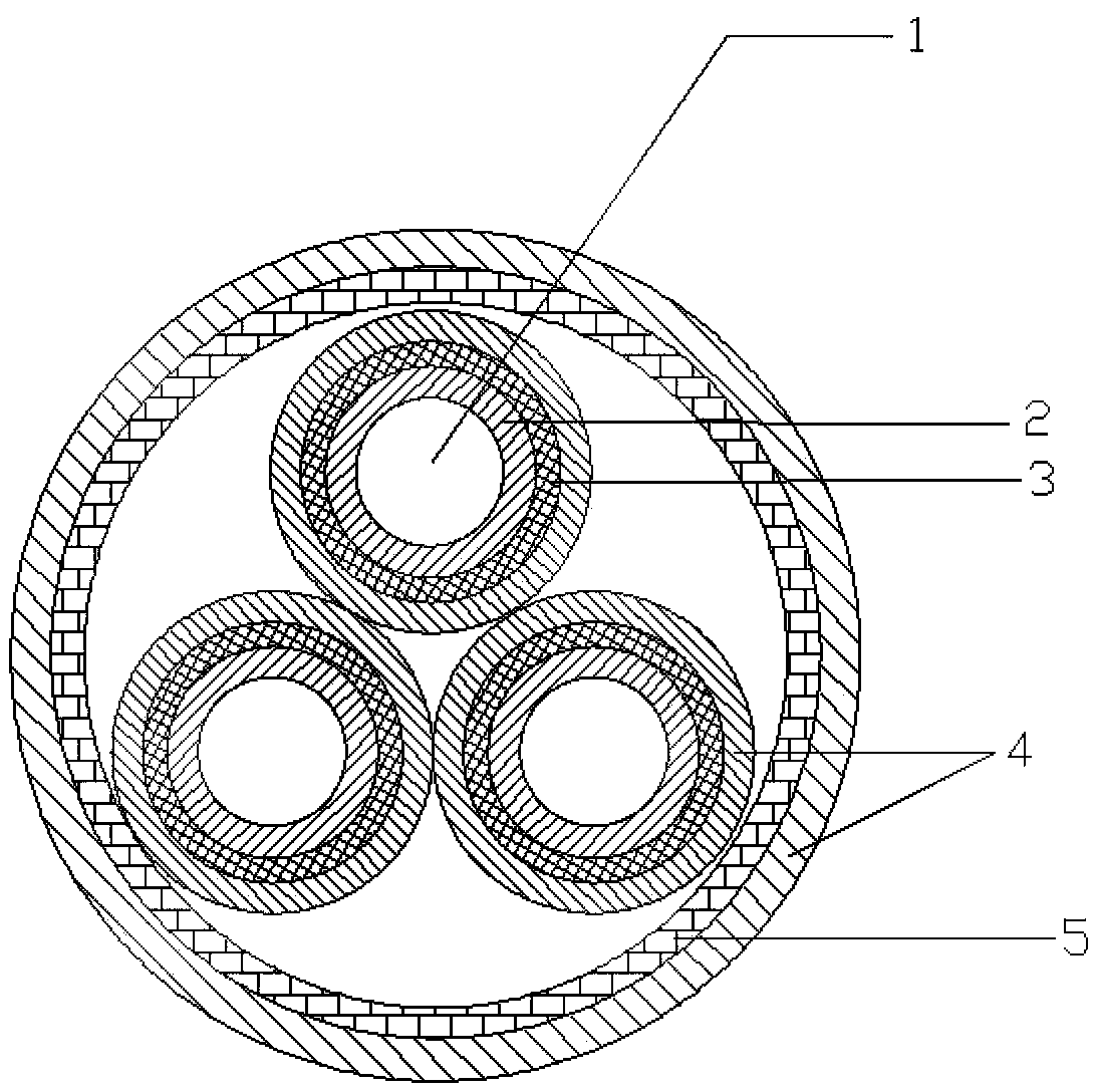 Heat-resistant seamless lapped aviation cable and preparation method thereof