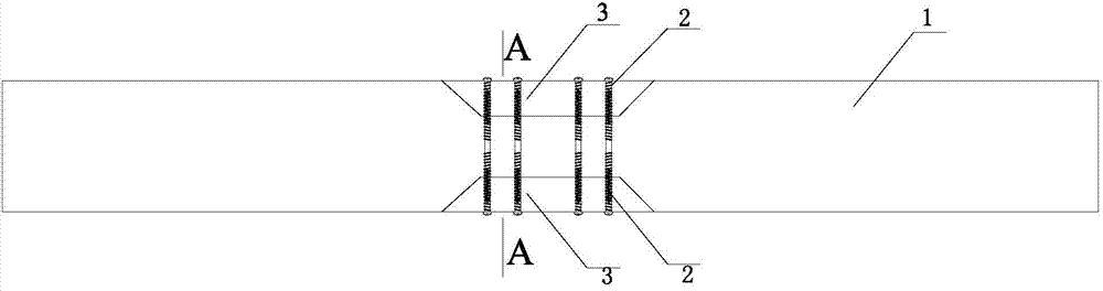 Tapping screw reinforcement structure and method for defected compression member of historic building timber structure roof truss