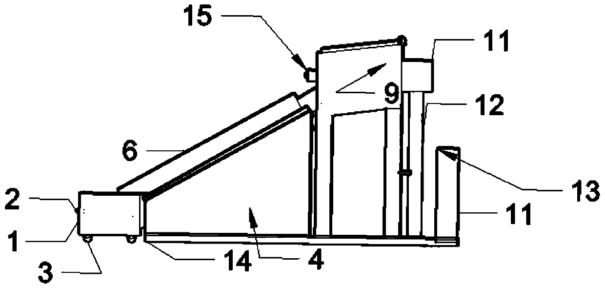 Physical experiment device for exploring rainfall induced landslide mechanism