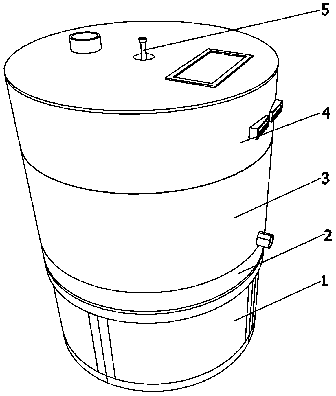 Hydrogen-rich water generating device based on aluminum-air battery and preparation method of hydrogen-rich water