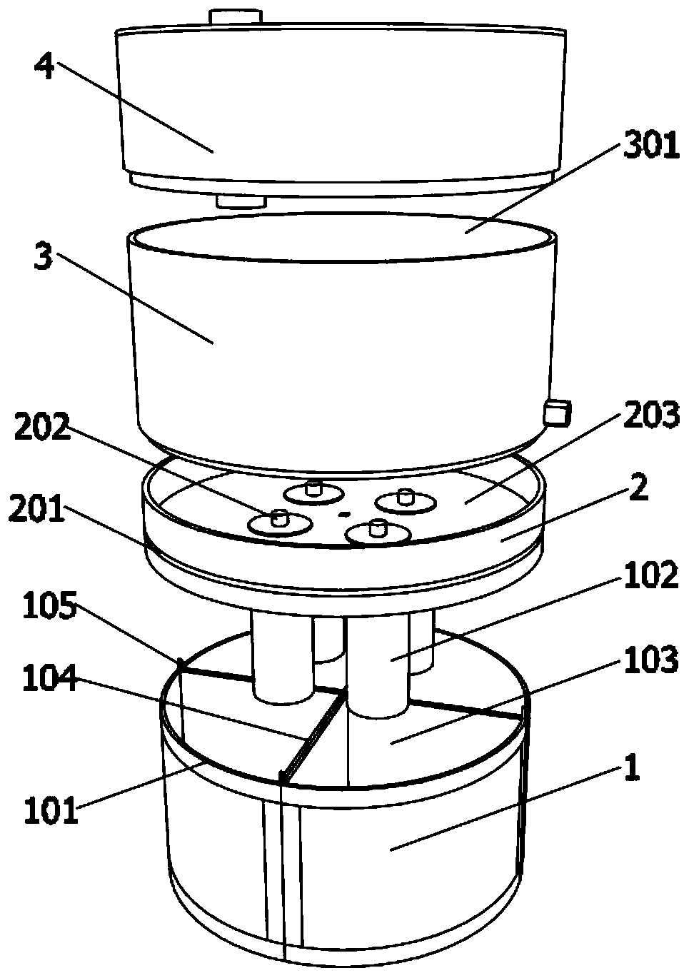 Hydrogen-rich water generating device based on aluminum-air battery and preparation method of hydrogen-rich water