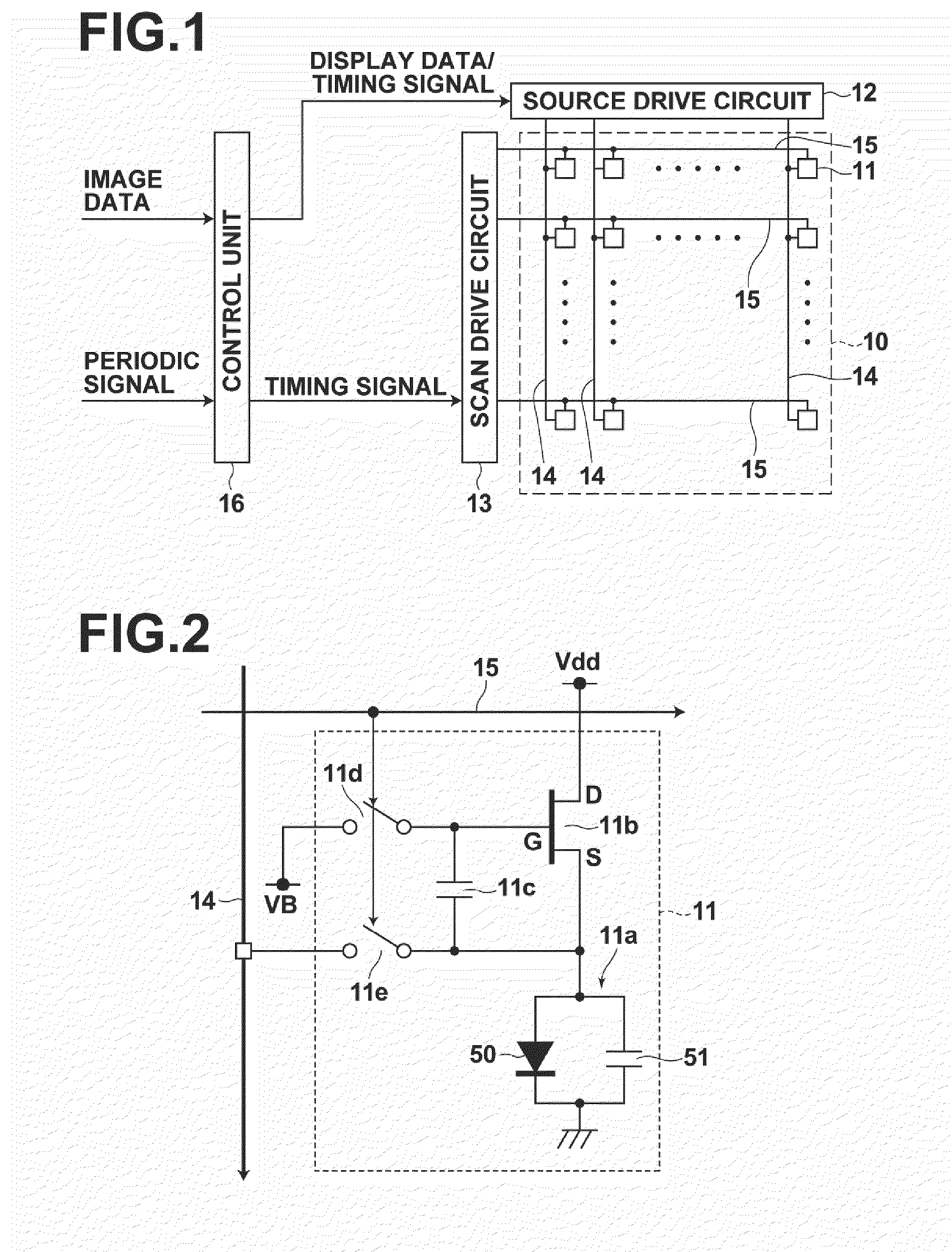Display apparatus and drive control method for the same