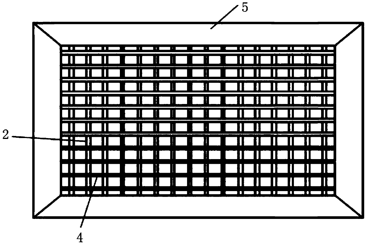 Double-layer ventilation grille for bullet train