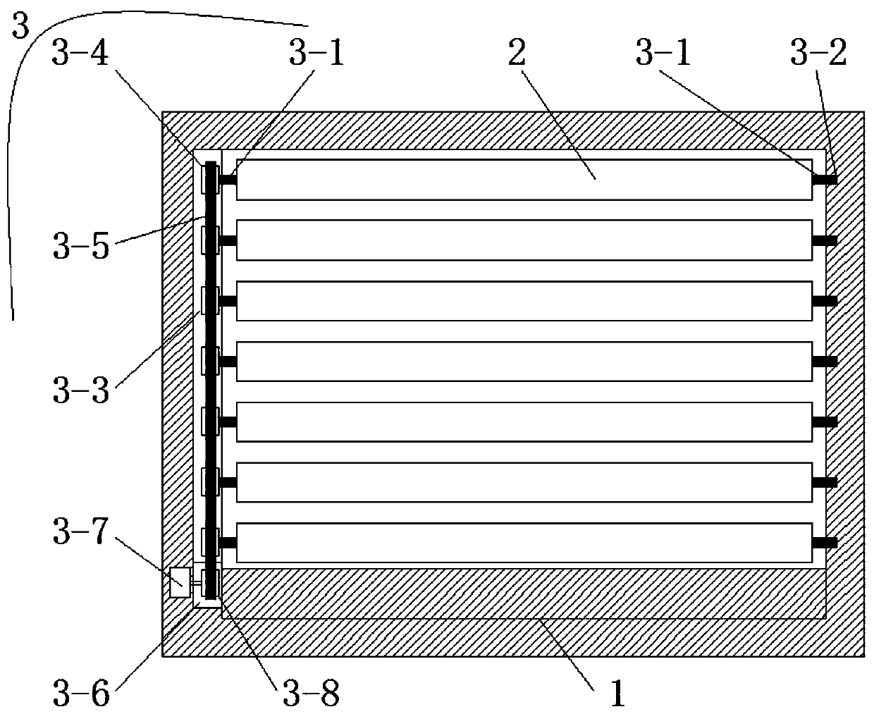 Double-layer ventilation grille for bullet train