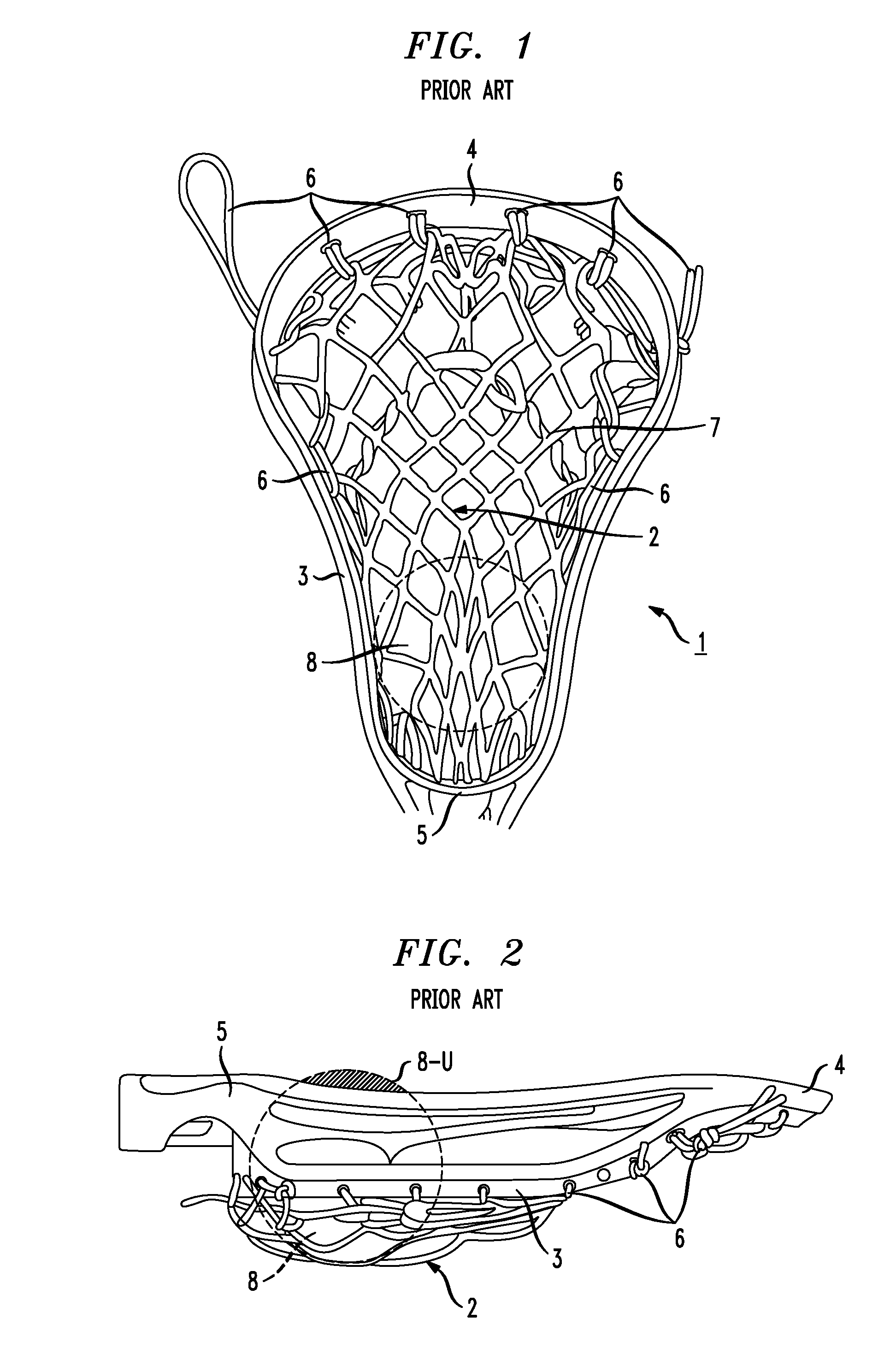 Lacrosse Head Including Pre-Fabricated Pocket Area