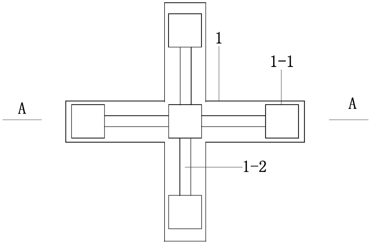 Prefabricated special-shaped central column, assembled beam-column joint and its construction method