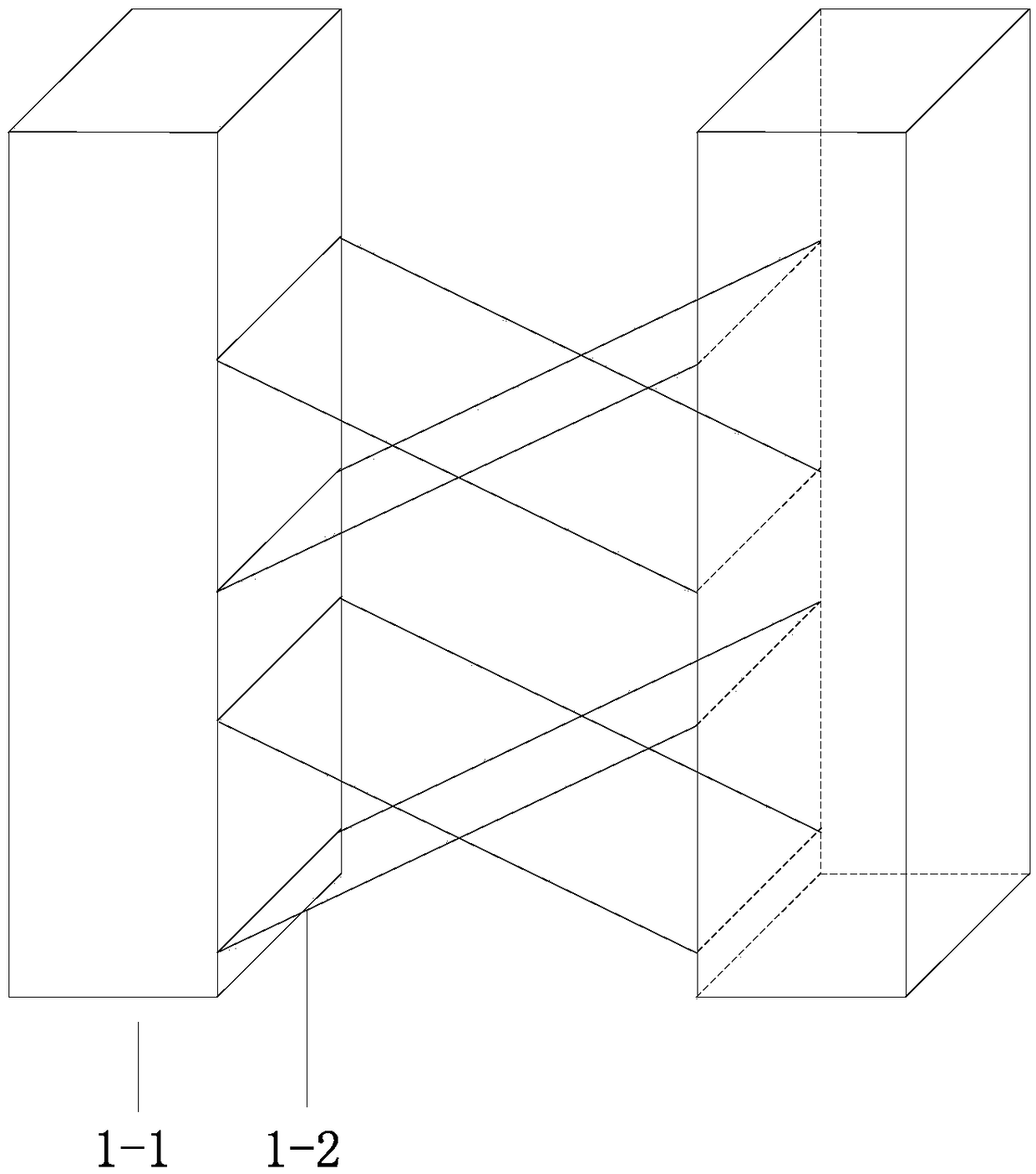 Prefabricated special-shaped central column, assembled beam-column joint and its construction method