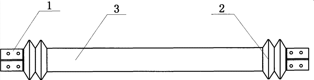 Manufacturing method of maintenance-free steel-composite material buckling restrained brace