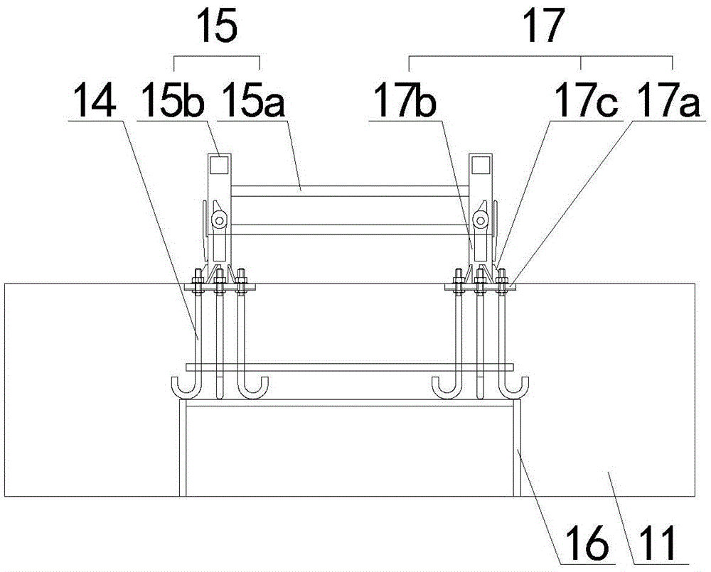 Combined tower crane foundation and construction method thereof