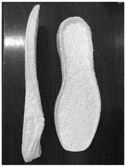 Environment-friendly EVA (ethylene vinyl acetate copolymer) insole