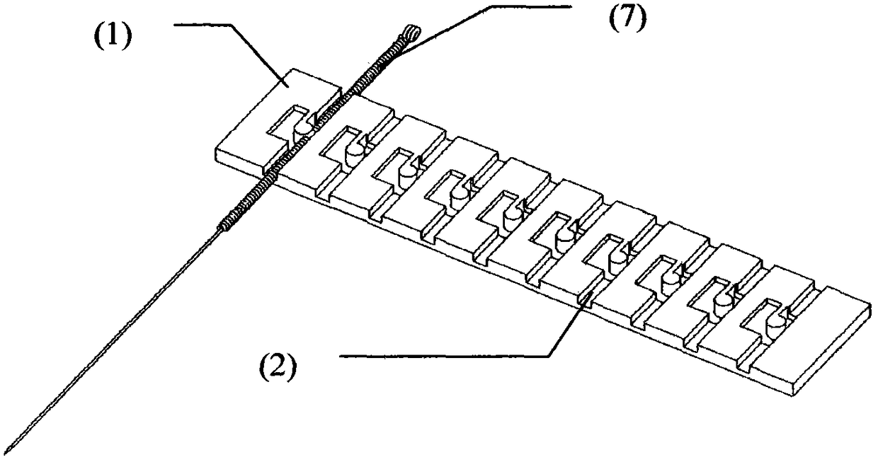 Acupuncture Needle Pressing Fixture and Using Method