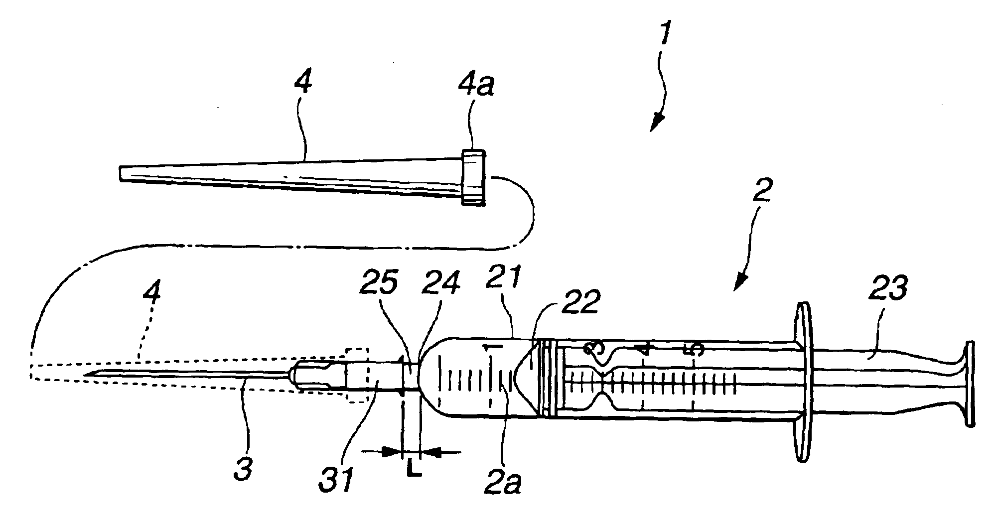 Disposable syringe device auxiliary unit for preventing iatrogenic infection through needle