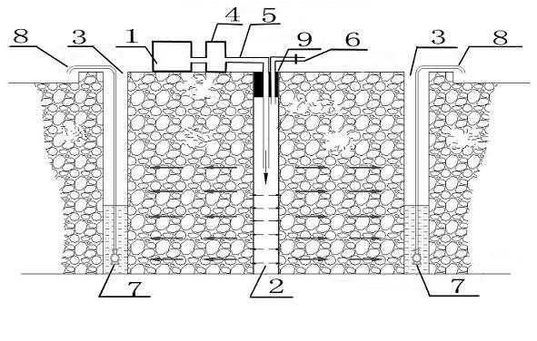 Method for extraction of deep-seated intercrystalline bittern of salt lake mining area