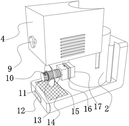 Inhalation medicine feeding device for asthma patients in pneumology department