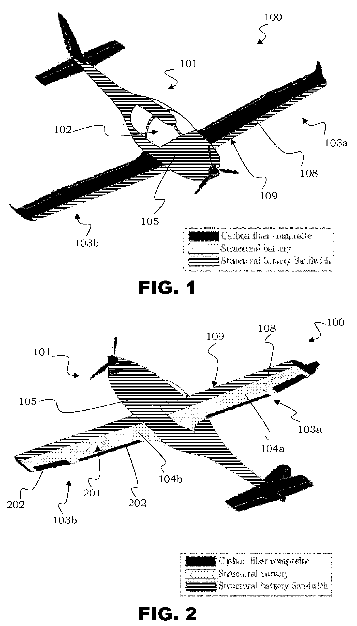 Aircraft with electric batteries, in particular a hybrid aircraft