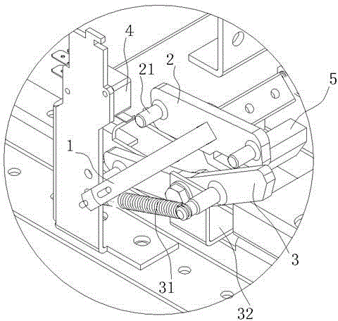 Rotation operation time difference signal trigger mechanism and isolating switch thereof