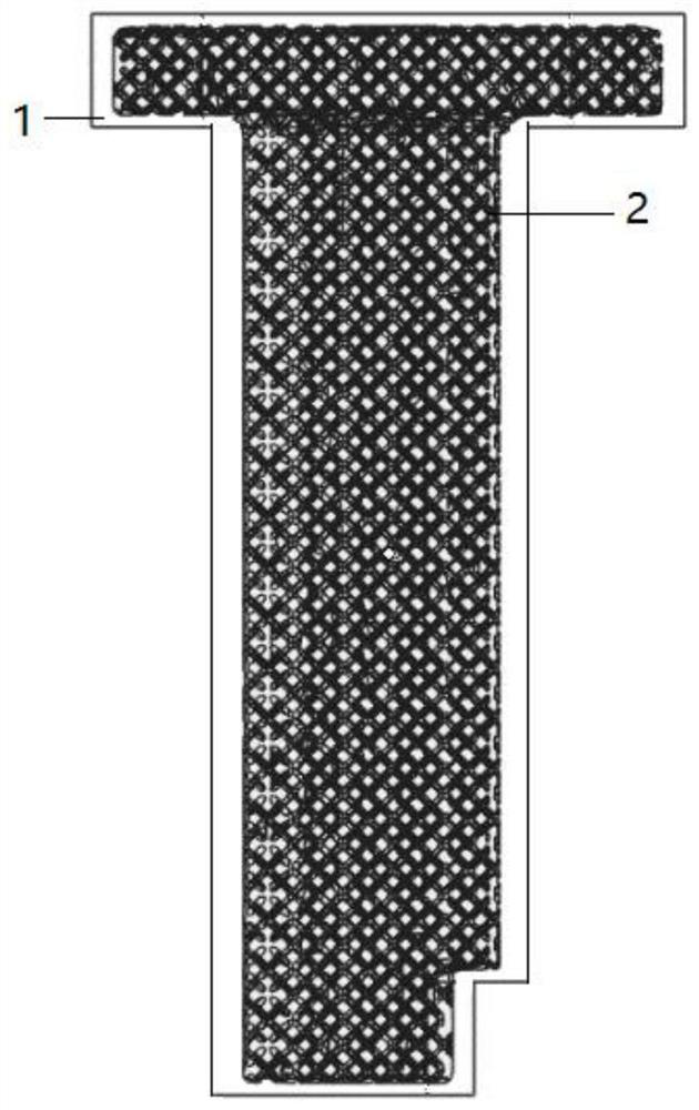 A hollow blade easily removable alumina ceramic core and preparation method thereof