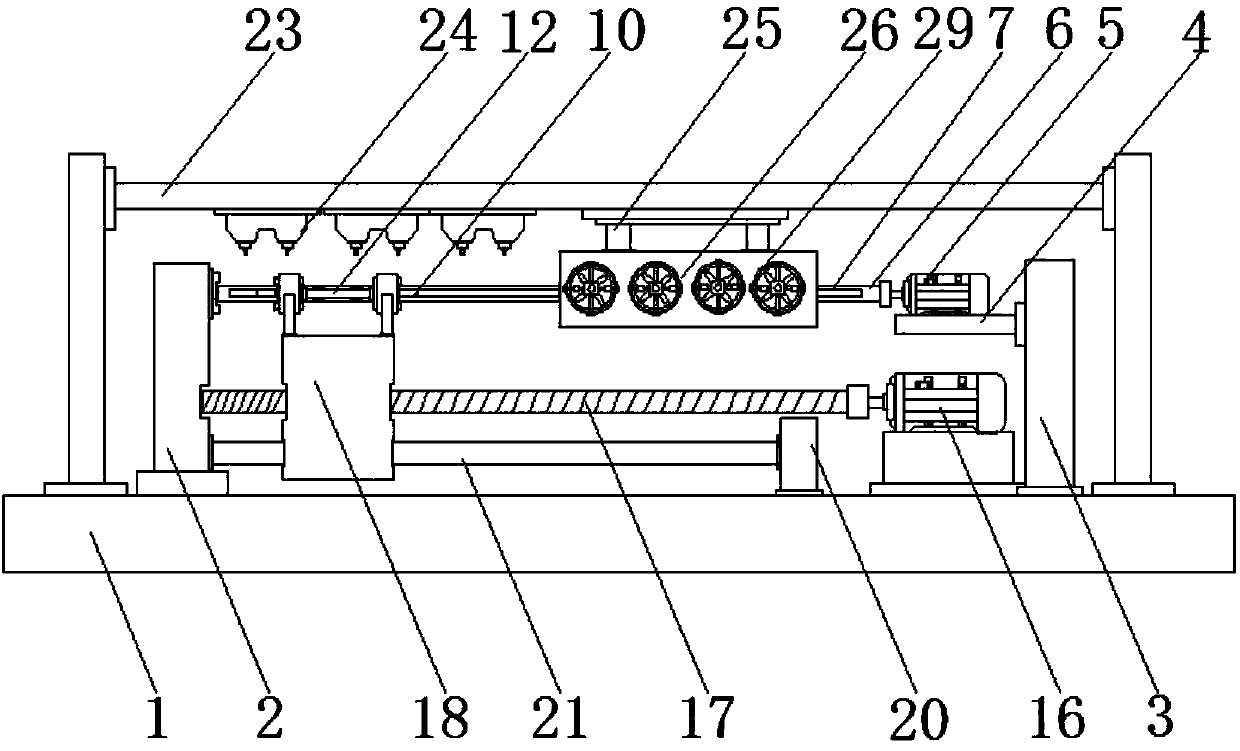 Multi-angle cleaning device based on ceramic fitting