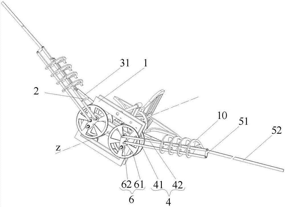Flapping wing aircraft capable of realizing twisting of inner wings