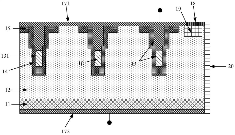 Multistage groove Schottky diode and manufacturing method thereof