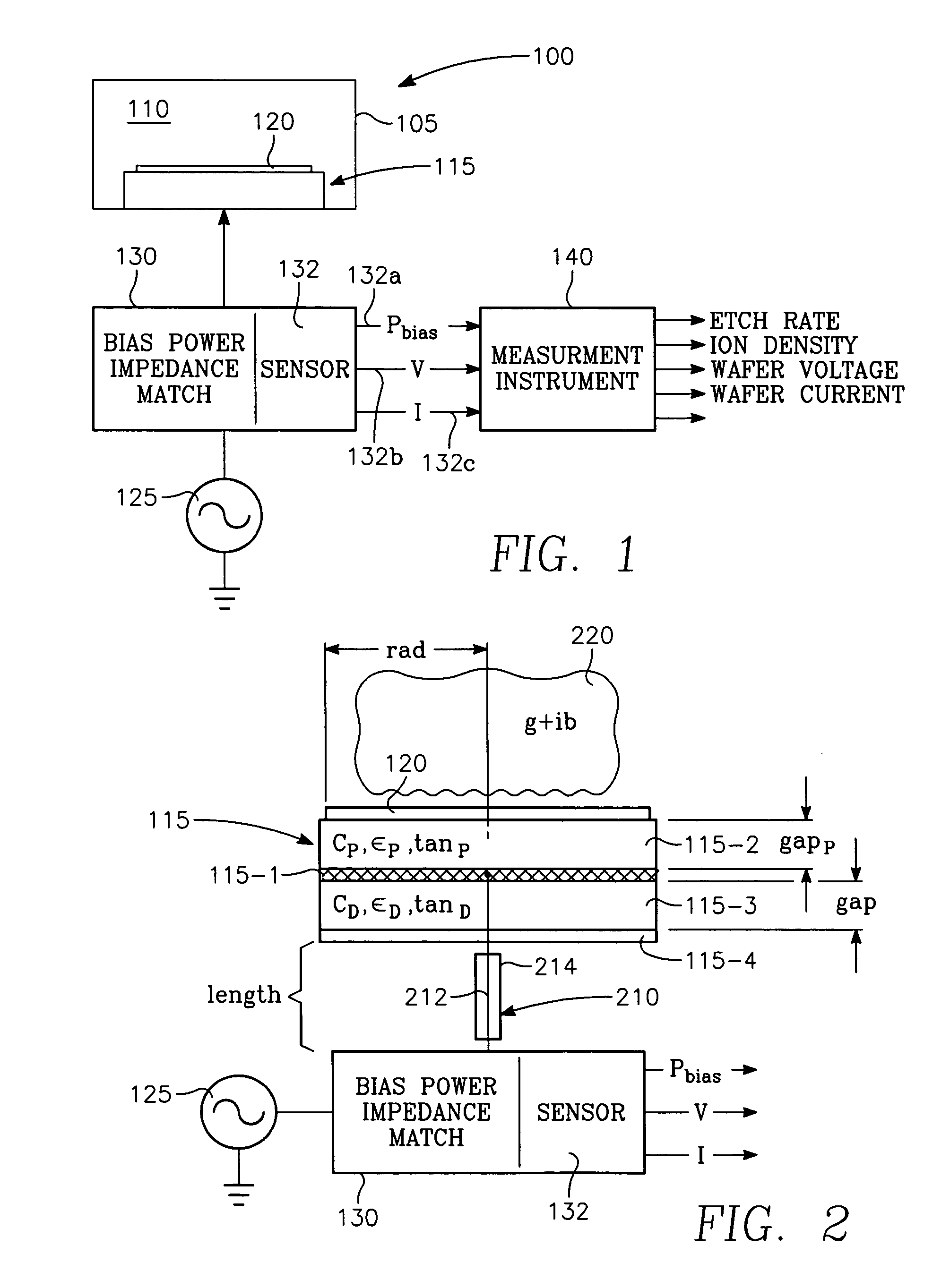 Method of operating a plasma reactor chamber with respect to two plasma parameters selected from a group comprising ion density, wafer voltage, etch rate and wafer current, by controlling chamber parameters of source power and bias power