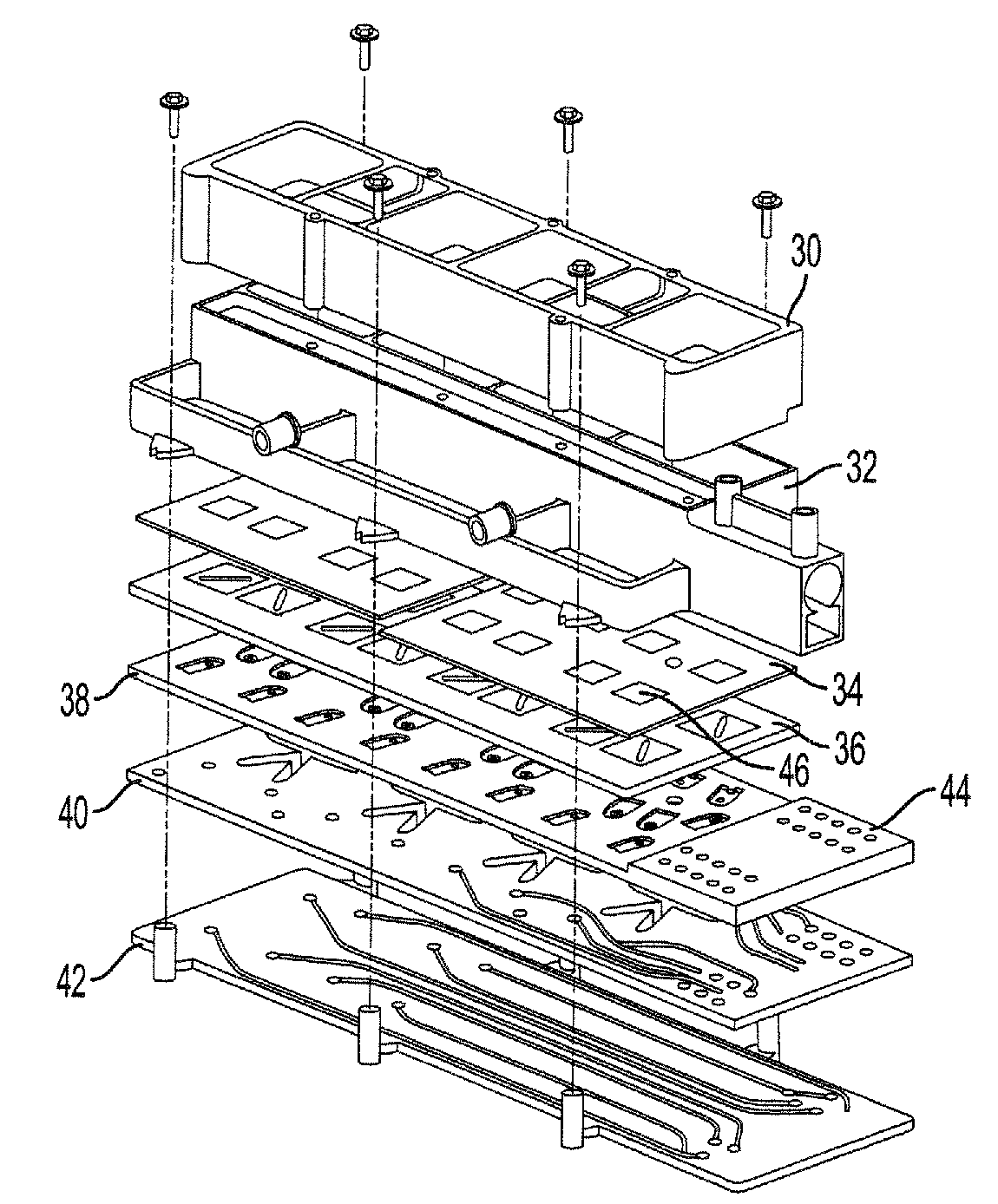 Hot melt ink delivery reservoir pump subassembly