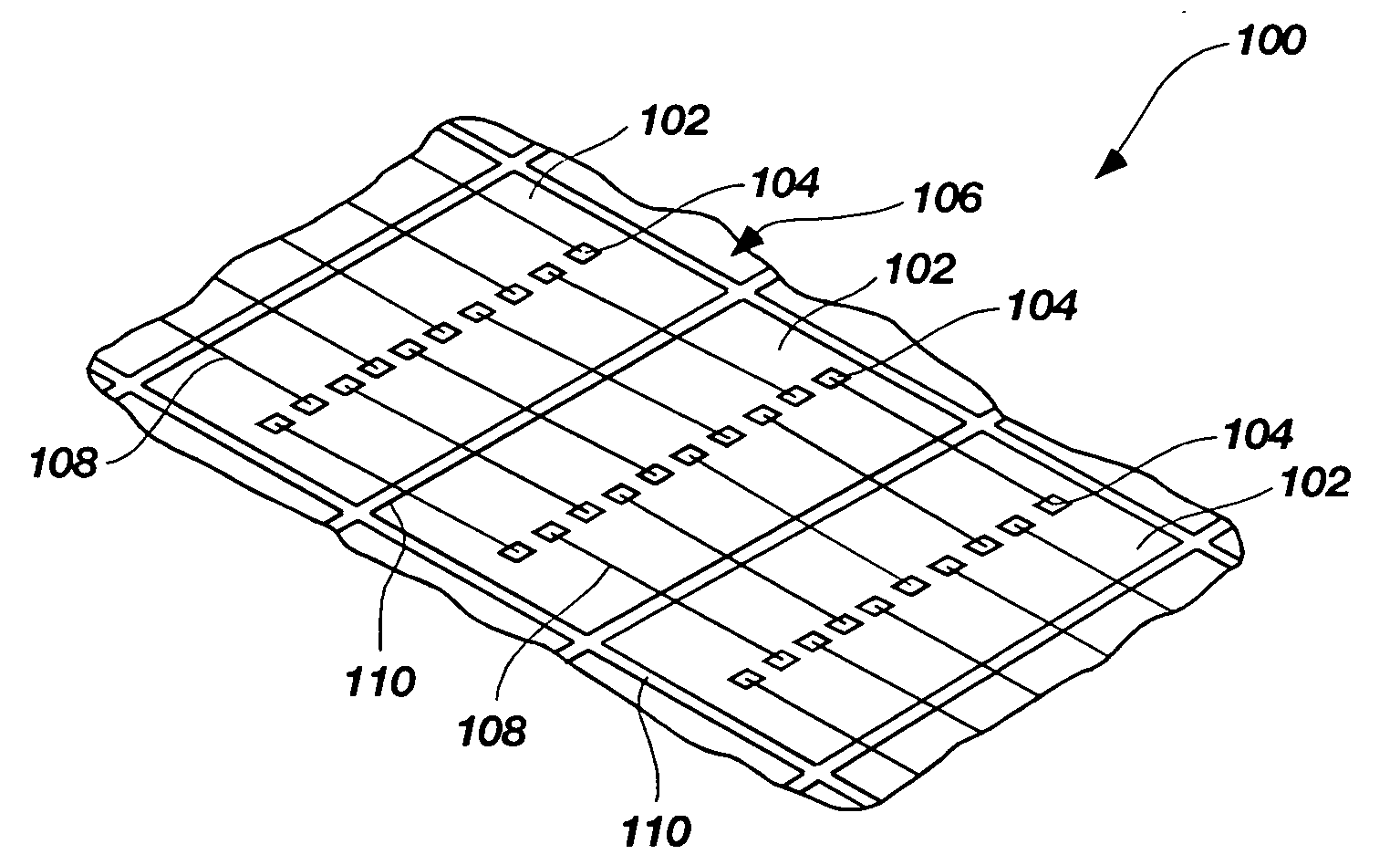Die package and probe card structures and fabrication methods