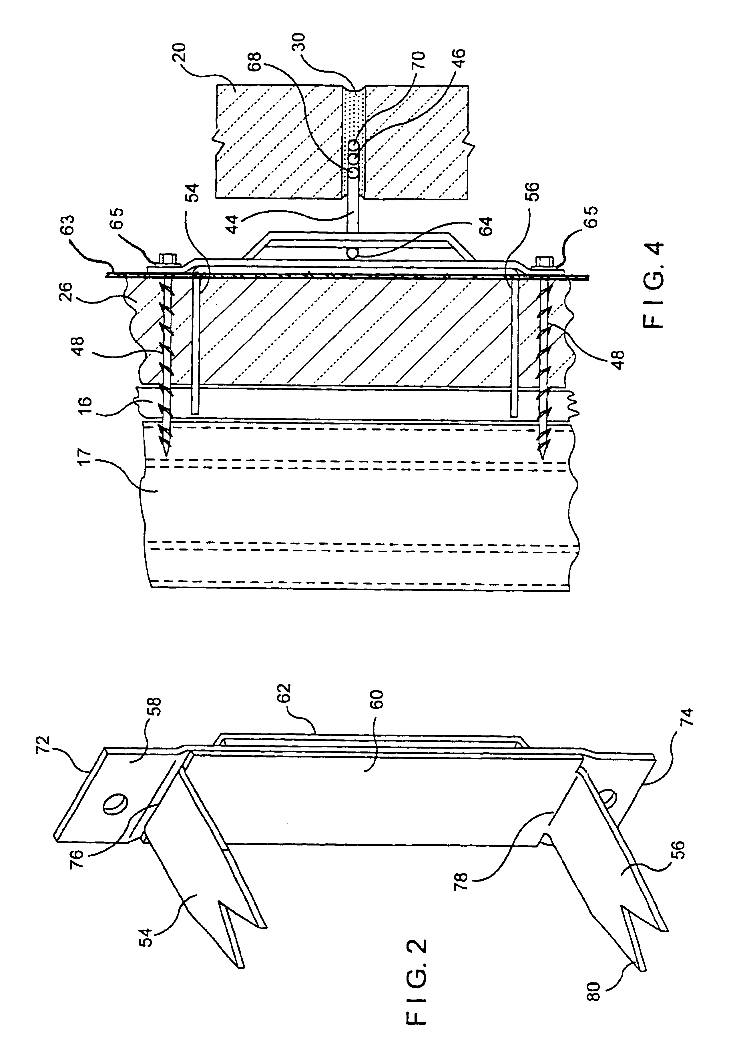 Folded wall anchor and surface-mounted anchoring