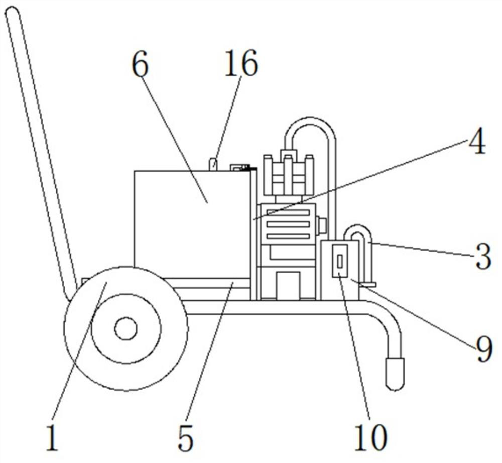 Spraying machine