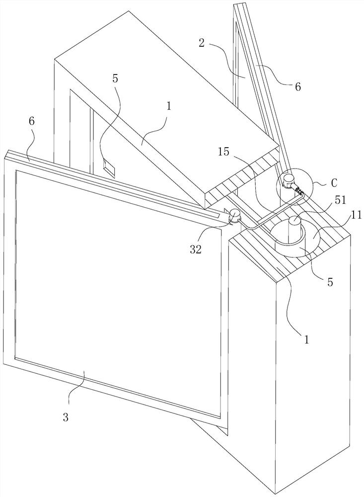 An aluminum alloy door and window