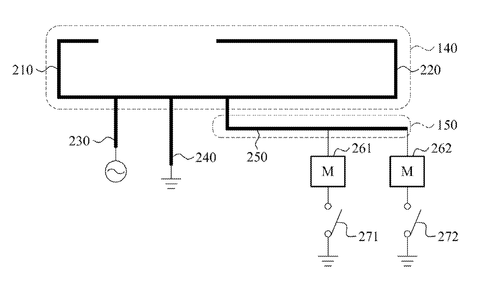 Mobile terminal with antenna to tune a resonance frequency band and operating method thereof