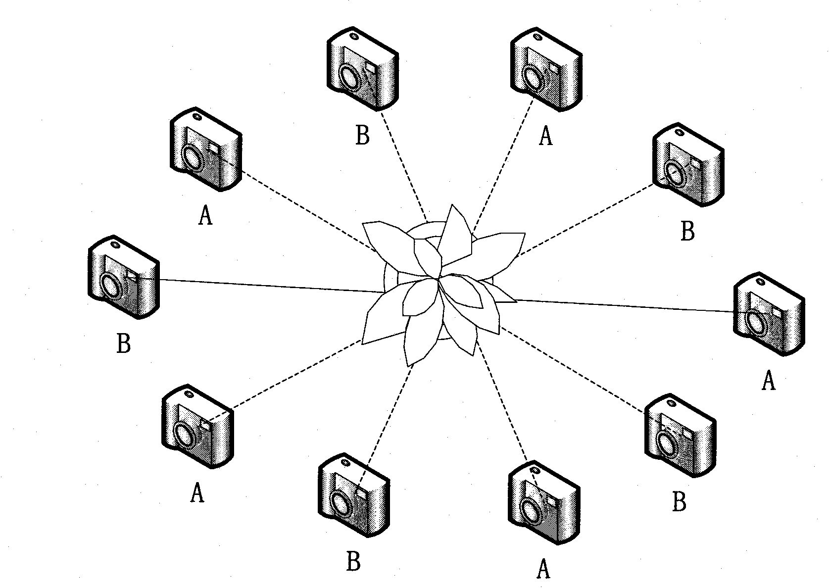 Method and device for reconstructing three-dimensional model of high dynamic range texture