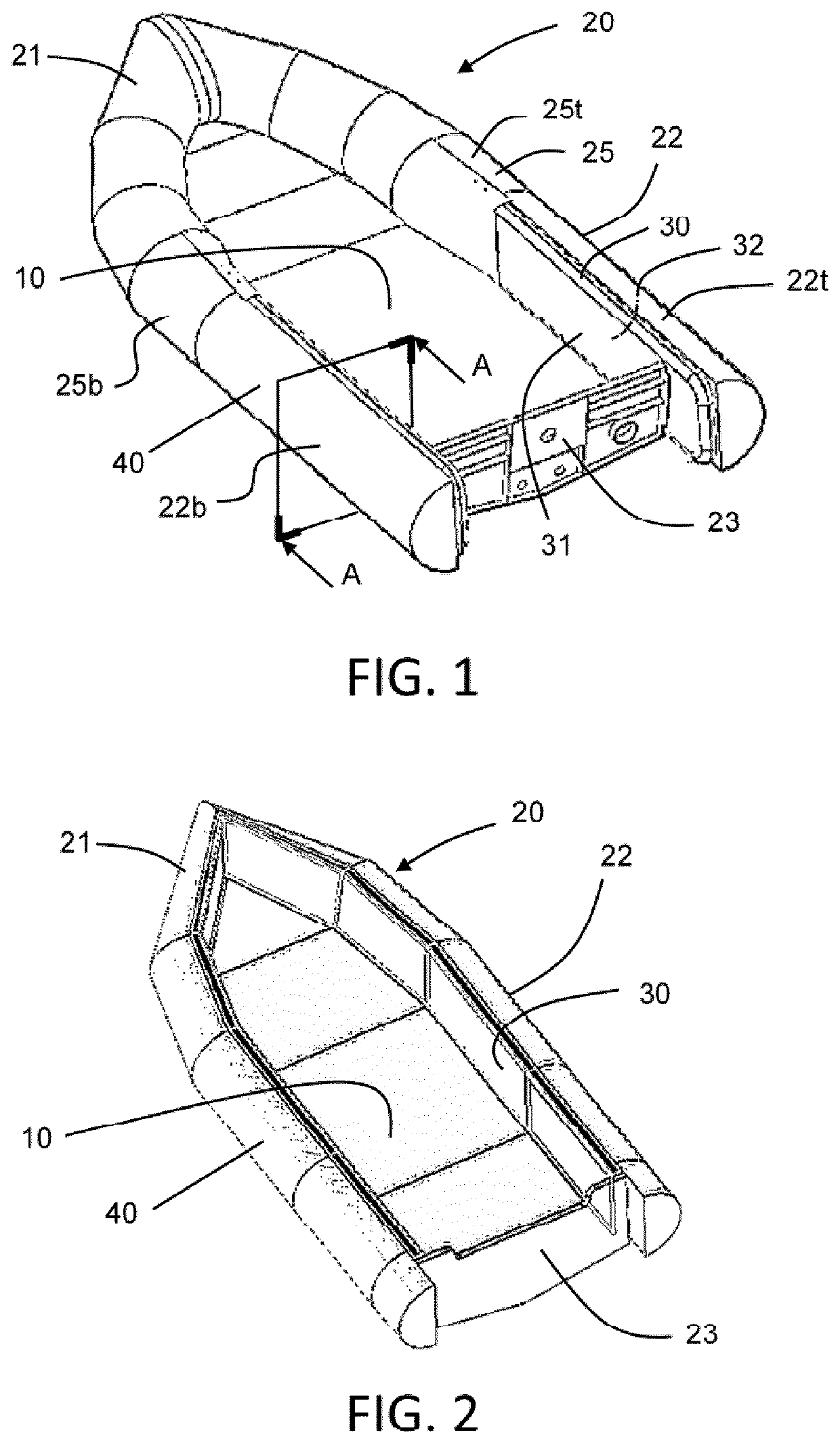 Inflatable boat with d-shaped wall