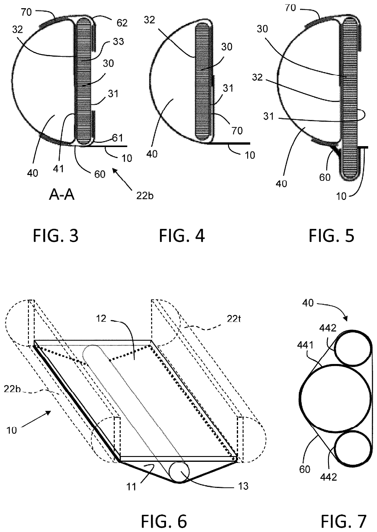 Inflatable boat with d-shaped wall