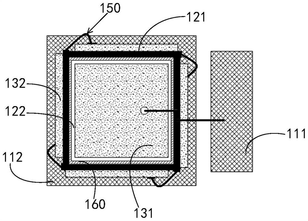 LED packaging structure and preparation method of LED packaging structure
