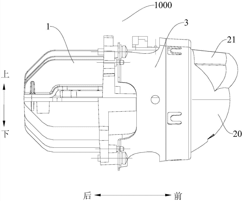 Vehicle dipped headlight set and vehicle with same
