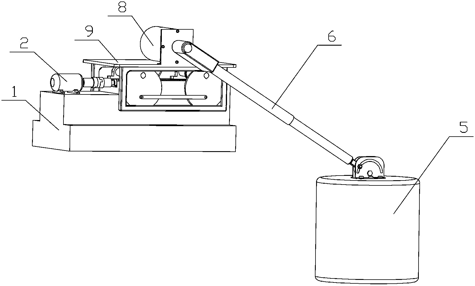 Wave energy generation simulation test device