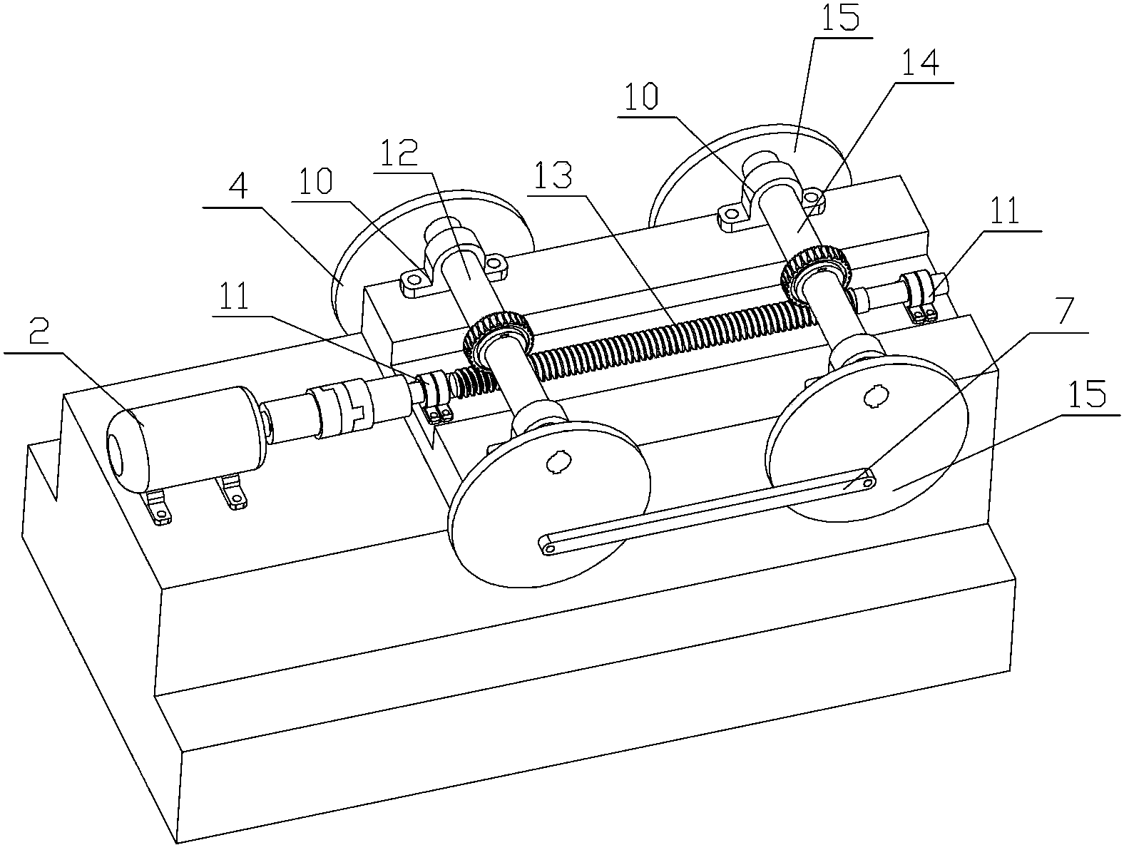 Wave energy generation simulation test device