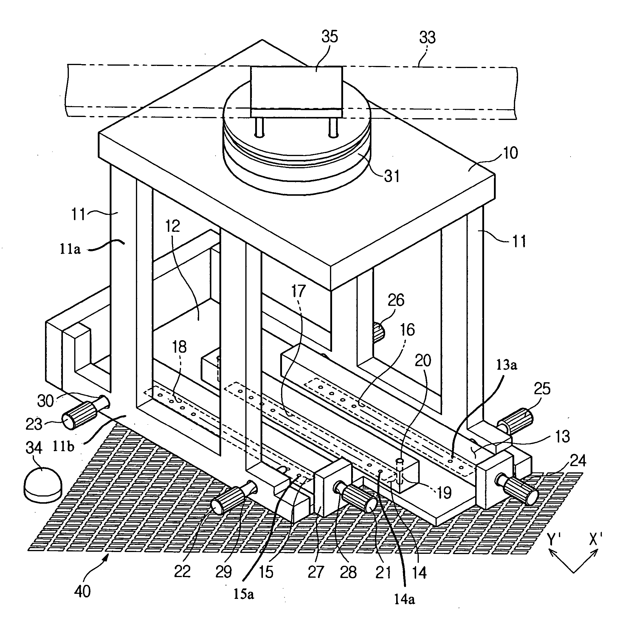 Ink-jet printing apparatus and head position adjustment method thereof