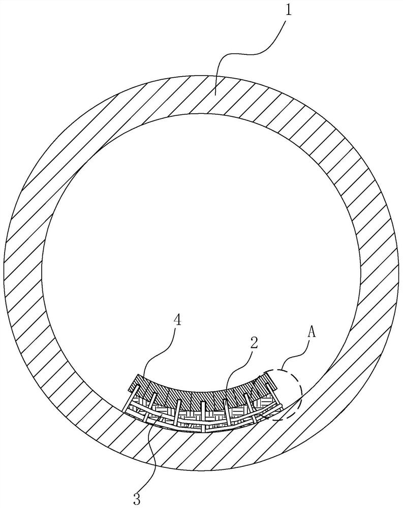 A kind of masonry method of rotary kiln